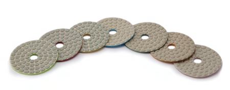 Pentru slefuit si lustruit cu diamant - Dischete diamantate la umed pentru marmura