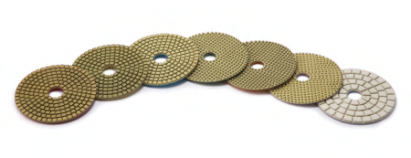 Pentru slefuit si lustruit cu diamant - Dischete diamantate la umed pentru quartz