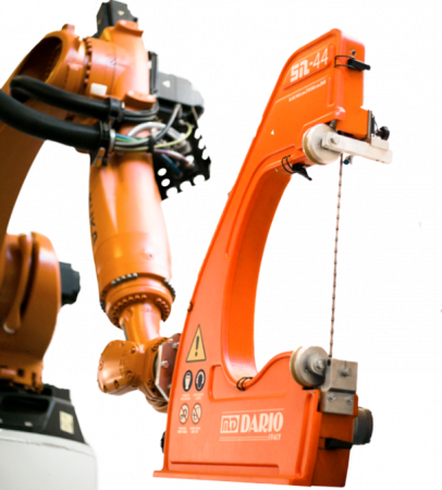 Masini pentru monumente funerare - MDX Automatic - Brat robotic cu fir diamantat