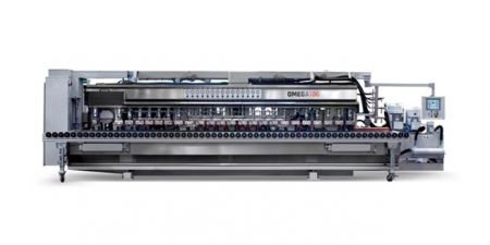 Masini de profilat si lustruit canturi cu banda - Omega 100 - Masina orizontala de lustruit canturi drepte, toroidale si bizotat