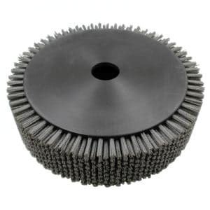 Scule de texturat suprafete - Perie circulara cu carbura de siliciu pentru fresa-a-ponte