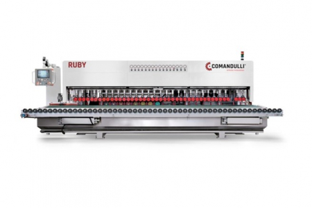Masini de profilat si lustruit canturi cu banda - Ruby - Masina orizontala de lustruit canturi drepte si bizotat