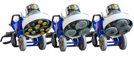 Tripludisc pentru slefuit si lustruit HYPER GRINDER TITAN 500 [1]