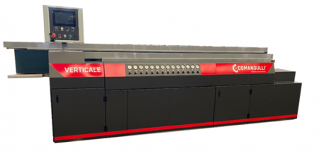 Masini de profilat si lustruit canturi cu banda - Verticale - Masina verticala de lustruit canturi drepte si bizotat