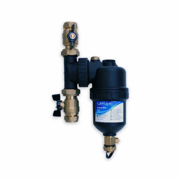 Filtru anti-magnetita Salus MD34S cu robineti 3/4'' [2]