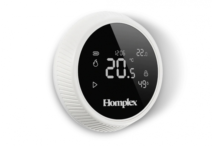 Termostat smart cu control prin internet Homplex NX1 Cream White [5]