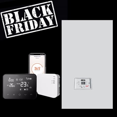 GAZ CONDENSARE - CENTRALA TERMICA ARCA PIXEL MX 35/35 PN - CONDENSARE + TERMOSTAT SMART - CADOU DE BLACK FRIDAY