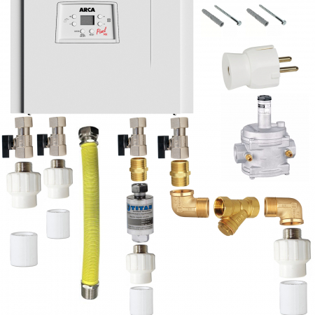GAZ CONDENSARE - Kit montaj pentru centrala termica COMPLET pentru PPR