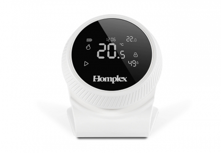 Termostat smart cu control prin internet Homplex NX1 Cream White [2]