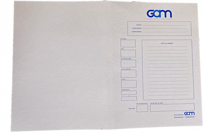 Copertă dosar GAM, cotor 1,5cm [1]