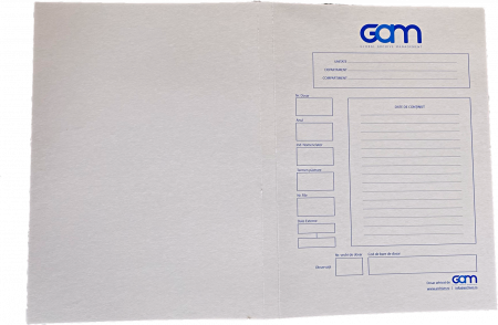 Arhivare - Copertă dosar GAM, cotor 1,5cm