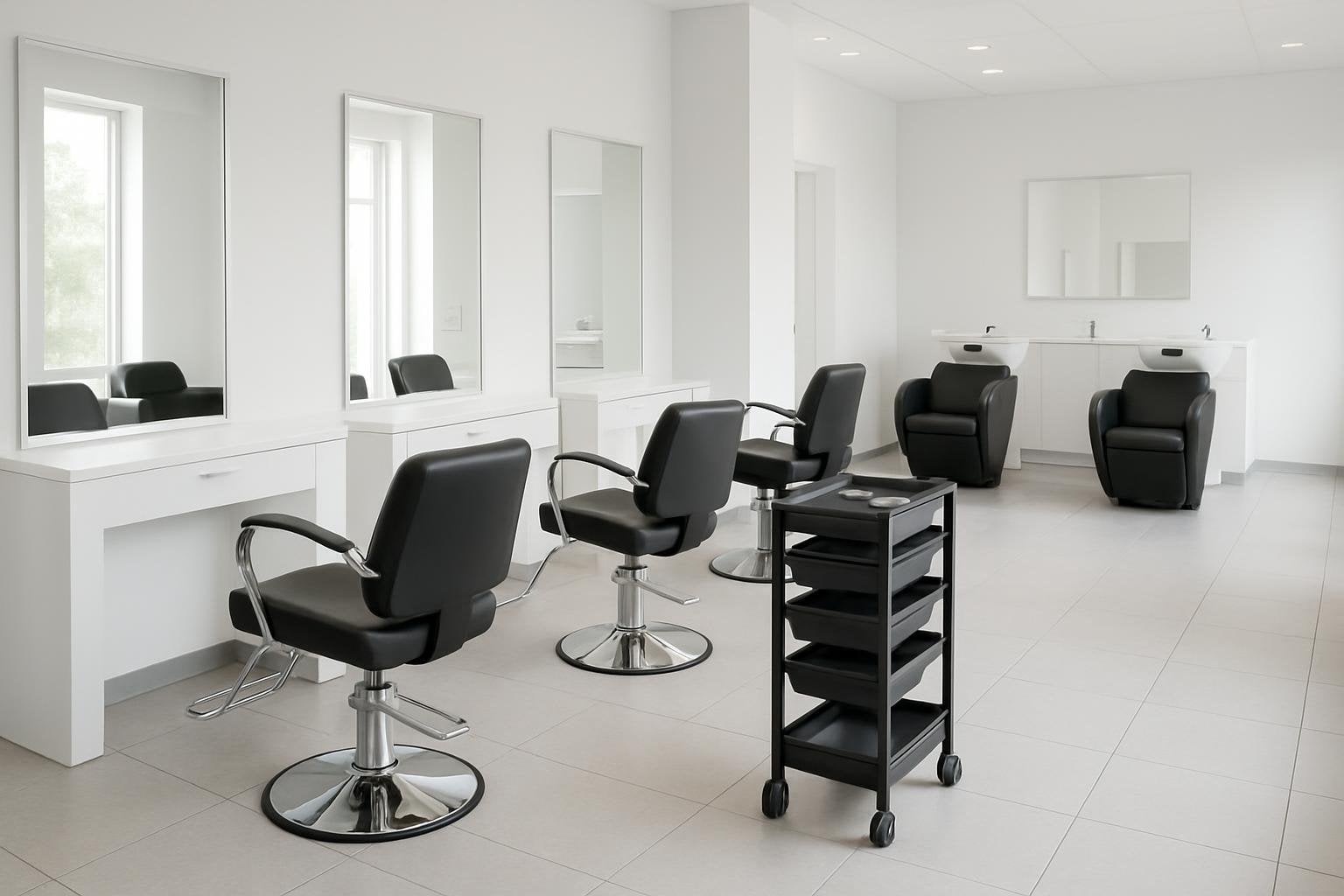 Layout salon ergonomie: cum aranjați scaunele și spălătoarele