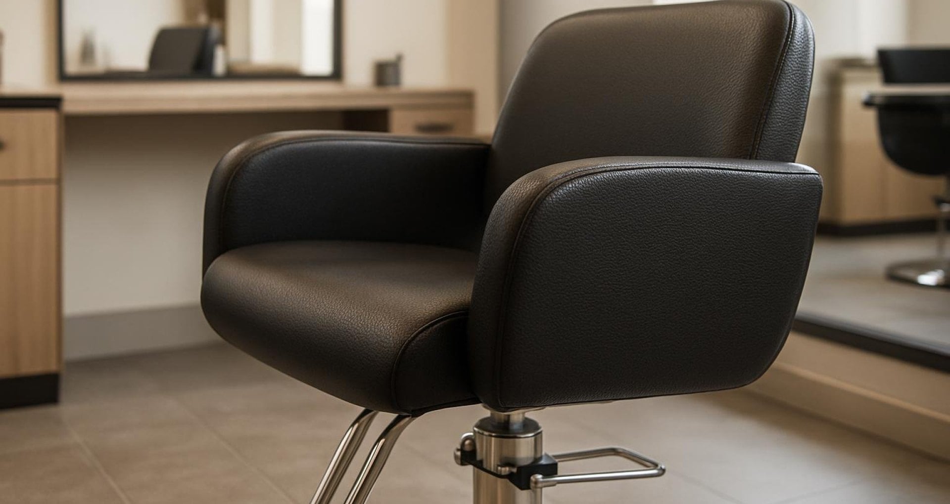 Tapițerie scaun salon: comparație între vinil, piele și materiale sintetice