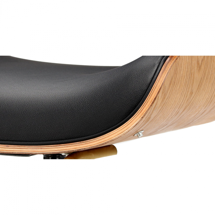 Mobilier salon Coafor cu 2 scaune frizerie si scafa profesionala, Wood [7]