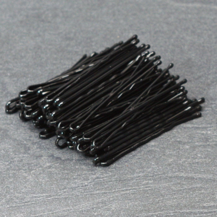 Agrafe de Păr Profesionale Ondulate 500 g, 6 cm, Negre [2]