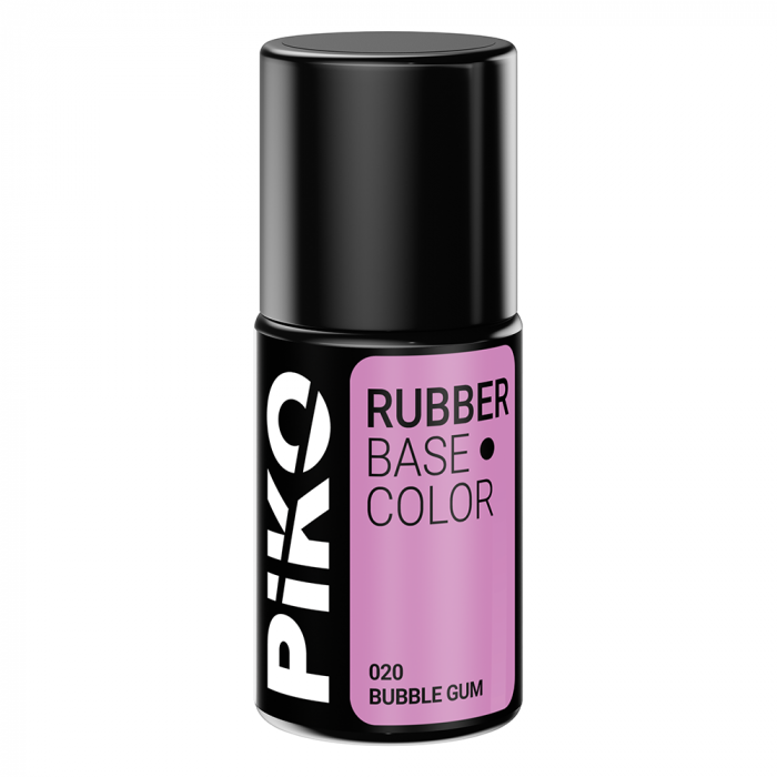 Base Coat Rubber PIKO, Bubble gum, 7 ml, 020 [2]