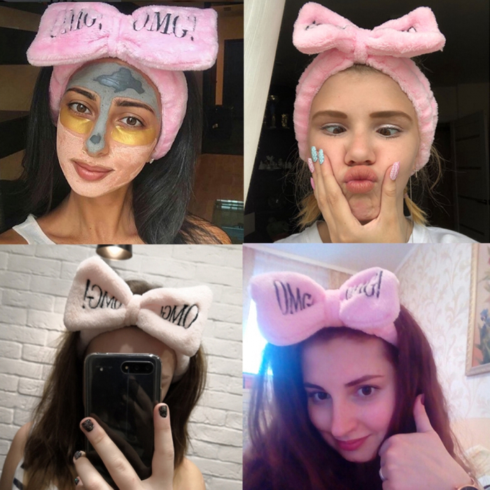 Bentita de par OMG! Hair Band, Double Dare, roz [2]