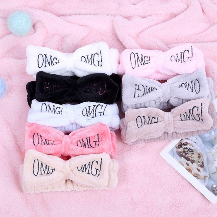 Bentita de par OMG pentru spa! Hair Band, Double Dare, mov deschis [3]