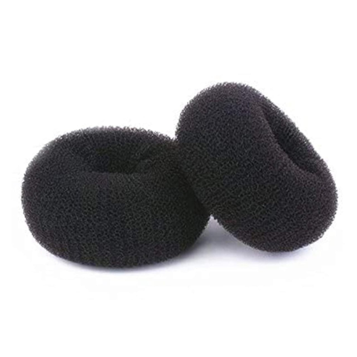 Burete pentru Coc Negru S – Donut de Păr pentru Volum și Coafuri Elegante [3]