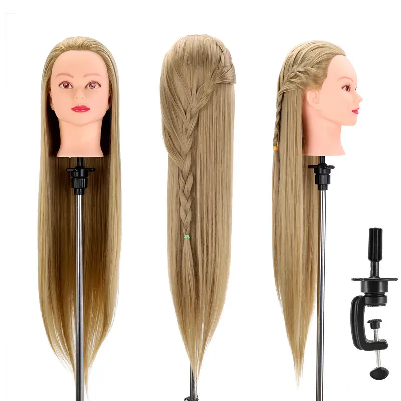 Cap de practica coafor cu accesorii Vero Blond [2]