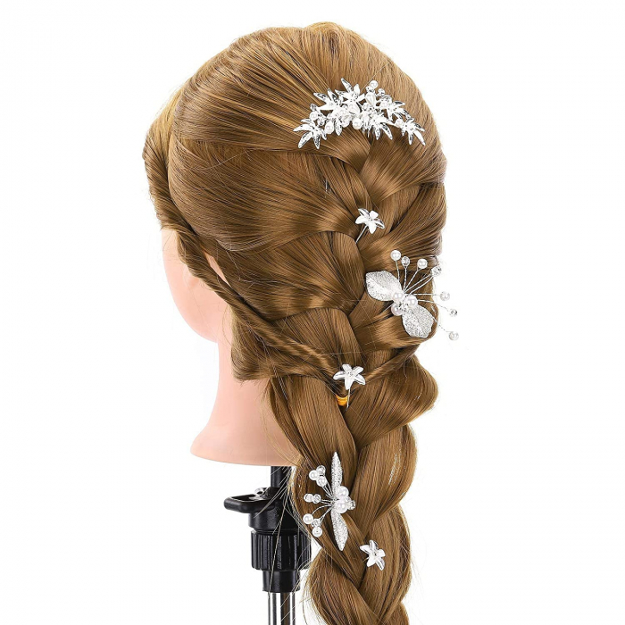 Cap manechin blond inchis, 60 cm [7]