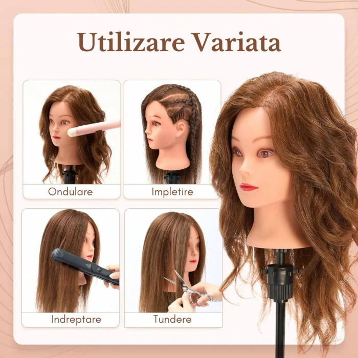 Cap manechin par natural 100% · 40 cm [5]
