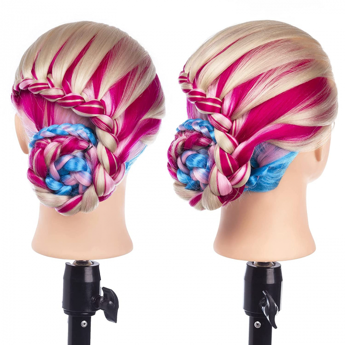 Cap practica coafor mix 3 culori, 60 cm [4]