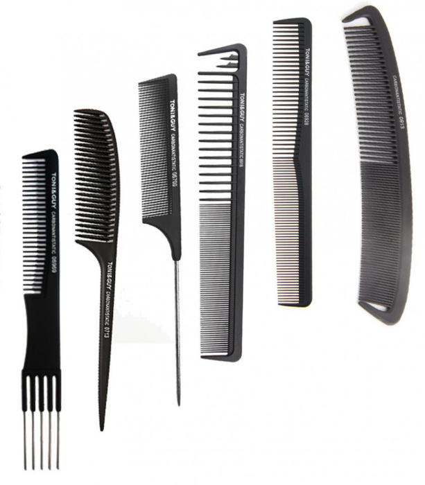 Cap practica manechin salon frizerie coafor Lung Des Sintetic 60cm Saten + 6 Piepteni carbon [2]