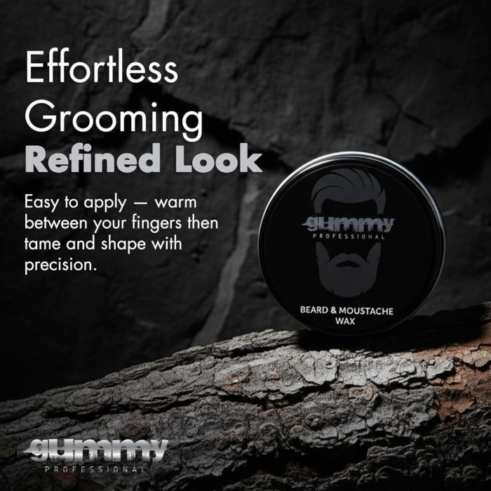 Ceară barbă și mustață Gummy 50ml – Fixare puternică, definire și styling profesional [6]