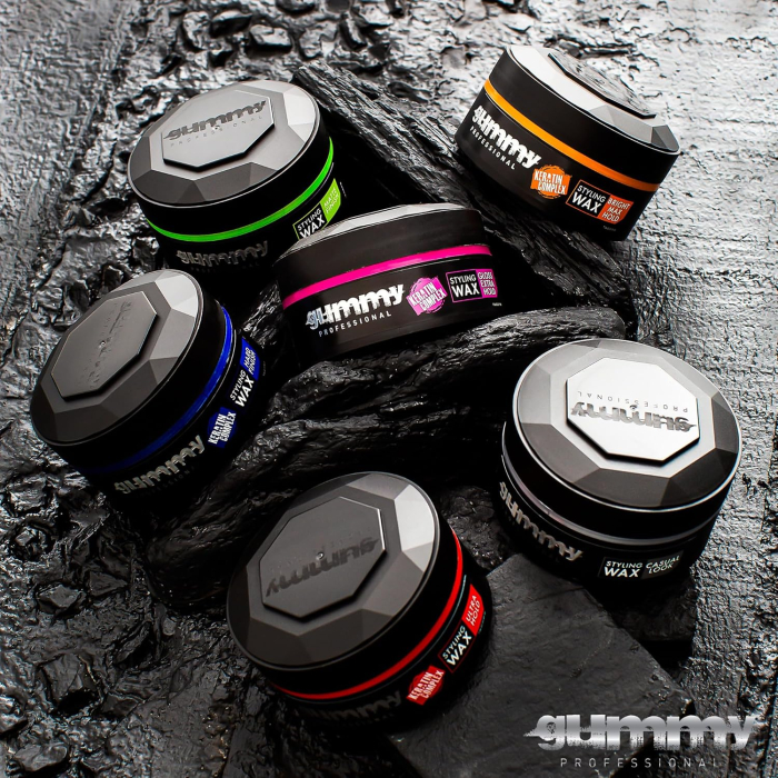 Ceară de păr - Gummy Professional Hair Styling Wax Ultra Hold 150ml – Fixare Extra Puternică, Complex cu Keratină [7]