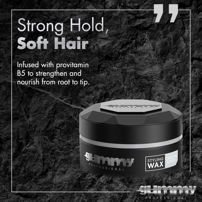 Ceară de păr - Gummy Styling Wax Casual Look 150ml – Fixare Medie, Finish Mat, Textură Naturală [4]