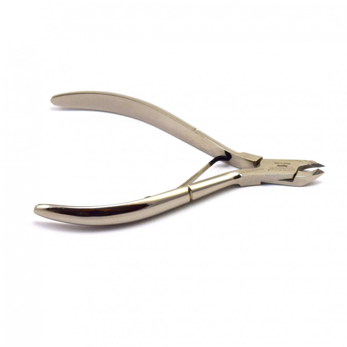 Cleste manichiura / pedichiura profesional pentru cuticule Henbor, 3mm, otel inoxidabil, silver [3]