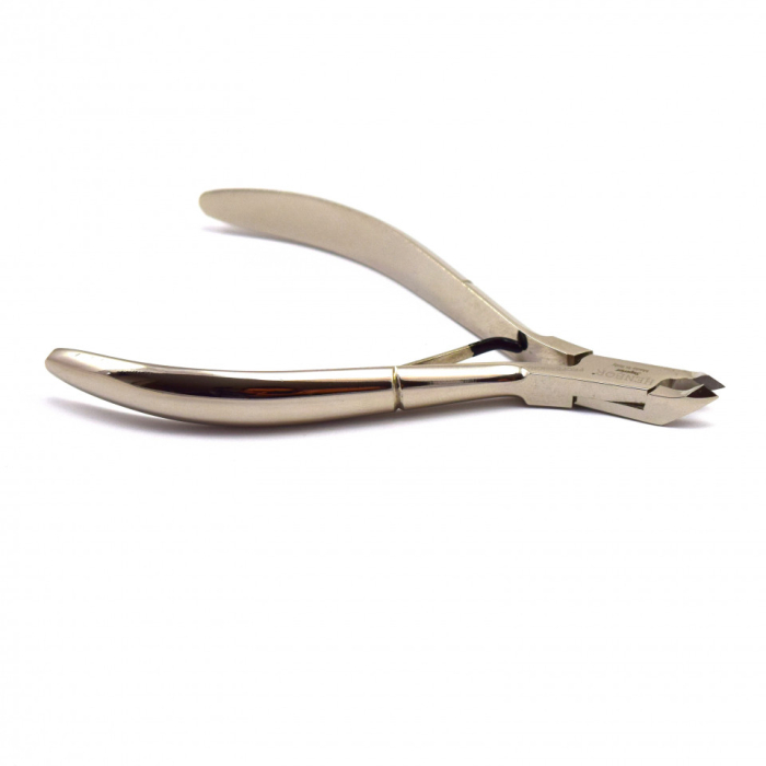 Cleste manichiura / pedichiura profesional pentru cuticule Henbor, 3mm, otel inoxidabil, silver [4]