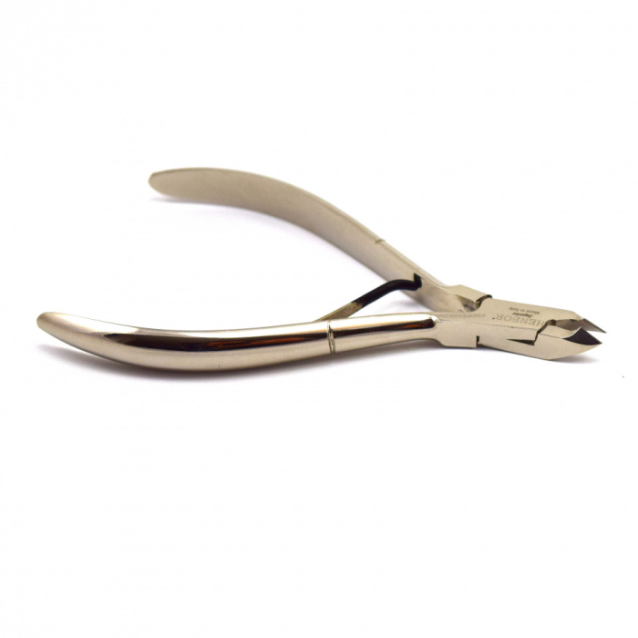 Cleste manichiura / pedichiura profesional pentru cuticule Henbor, 5mm, otel inoxidabil, silver [4]