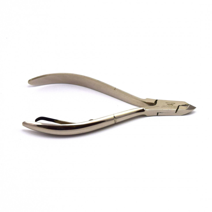 Cleste manichiura / pedichiura profesional pentru cuticule Henbor, 5mm, otel inoxidabil, silver [2]