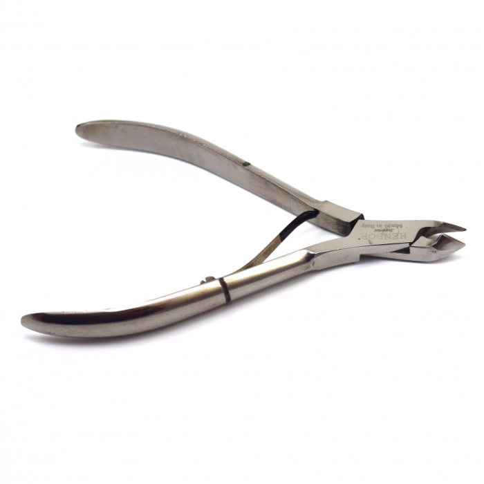 Cleste manichiura / pedichiura profesional pentru cuticule Henbor, 5mm, otel inoxidabil, silver [3]