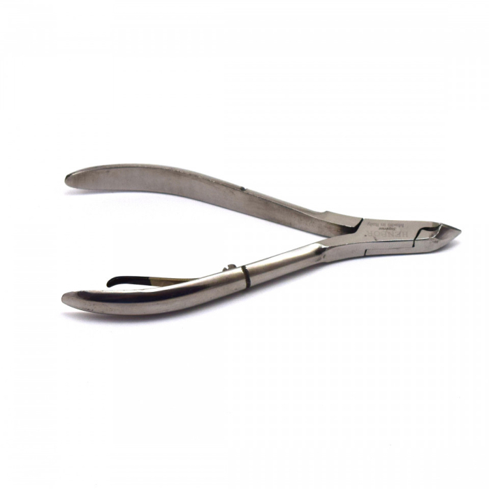 Cleste manichiura / pedichiura profesional pentru cuticule Henbor, 5mm, otel inoxidabil, silver [4]