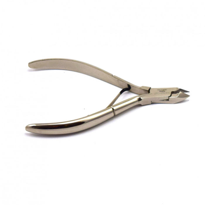 Cleste manichiura / pedichiura profesional pentru cuticule Henbor, 7mm, otel inoxidabil, silver [3]