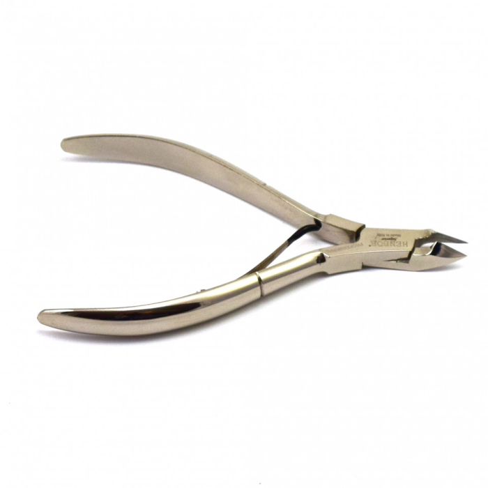 Cleste manichiura / pedichiura profesional pentru cuticule Henbor, 9mm, otel inoxidabil, silver [2]