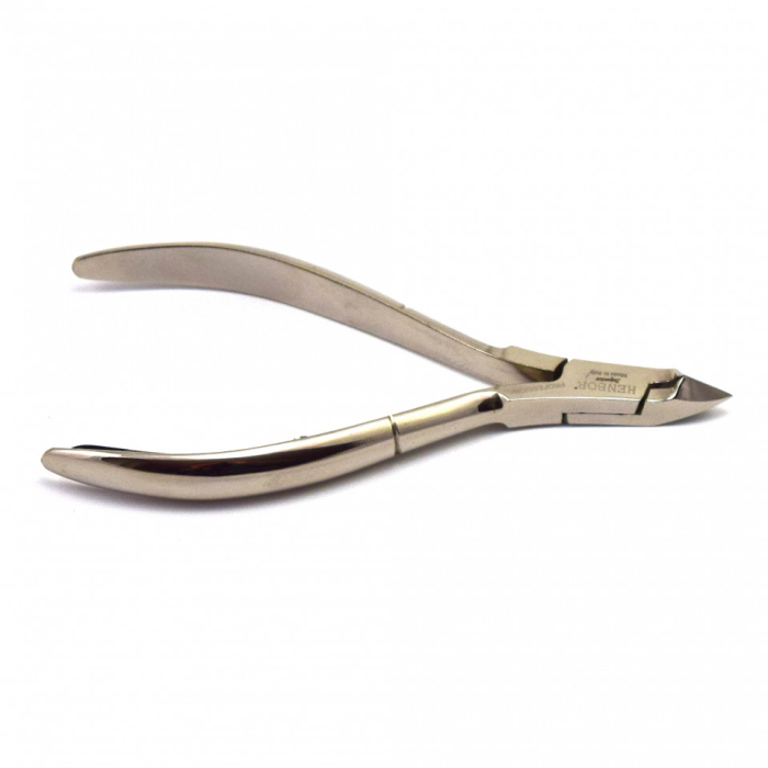 Cleste manichiura / pedichiura profesional pentru cuticule Henbor, 9mm, otel inoxidabil, silver [3]