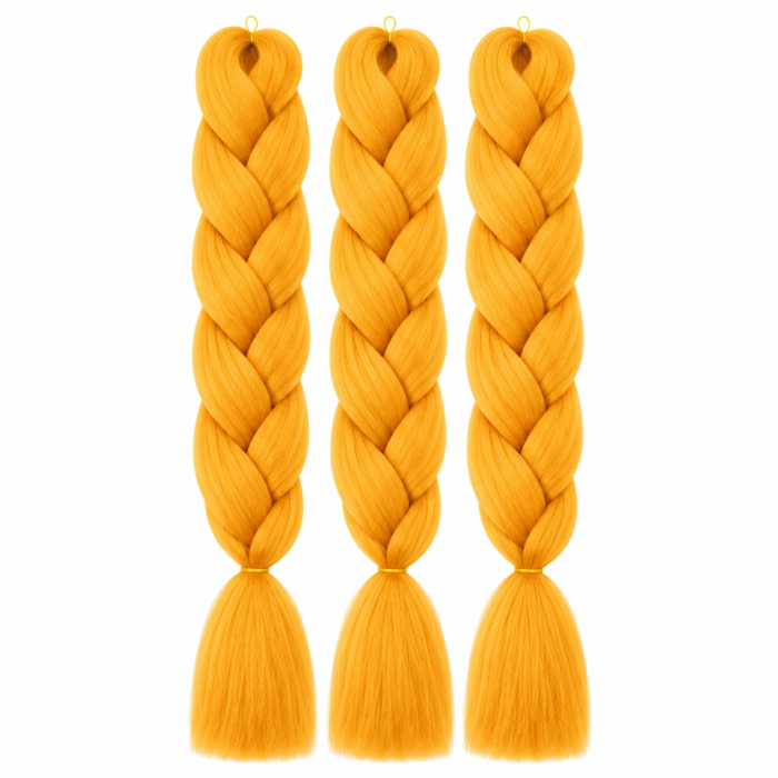 Extensie Păr Jumbo Braid Golden Marigold – Păr Sintetic pentru Împletituri Afro [2]
