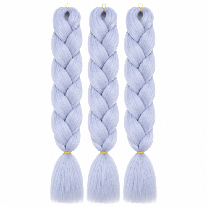 Extensie Păr Jumbo Braid Icy Blue – Păr Sintetic Premium pentru Împletituri Afro [2]