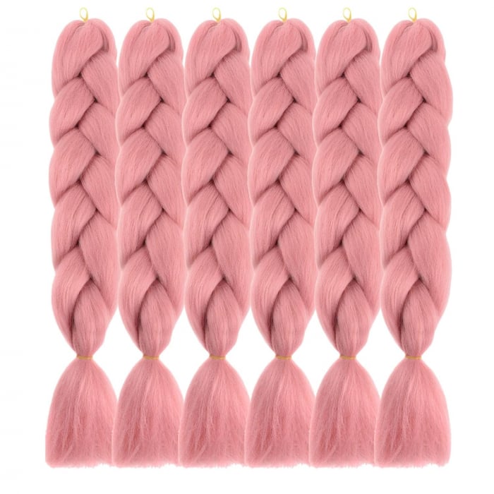 Extensii colorate pentru impletituri · roz pal [2]