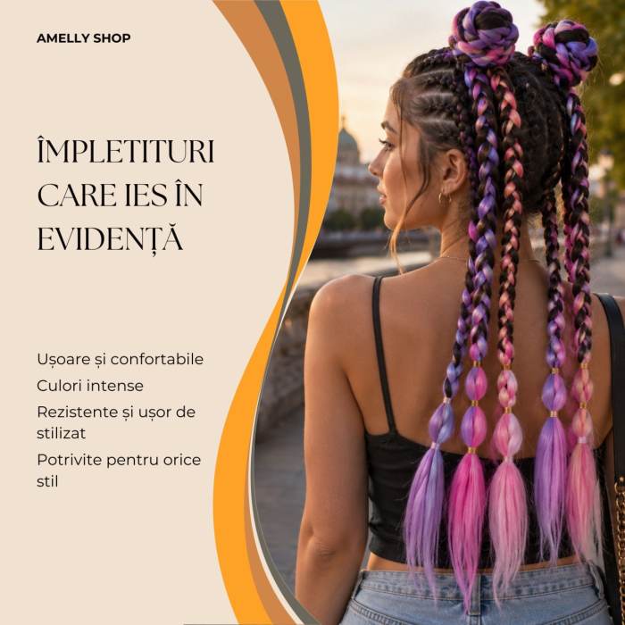 Extensii Păr pentru Împletituri Jumbo [3]