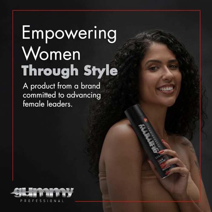 Fixativ Profesional cu Keratină, GUMMY, Fixare Ultra-Puternică, Finisaj Mat, 400 ml [2]