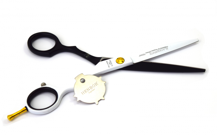 Foarfeca de tuns Henbor Golden Line Black&White 6" [4]