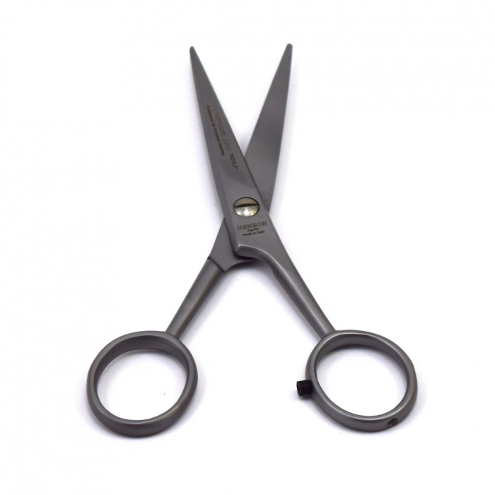 Foarfeca de tuns mustata Henbor ITALIA pentru frizerie coafor salon [4]