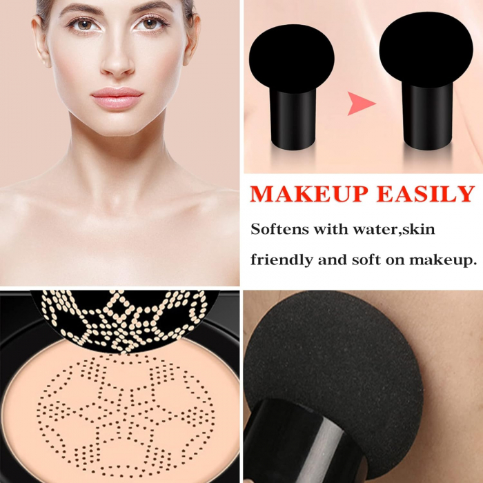 Fond de Ten CC Cream Cushion, Beauty Cream, O'cheal, Ivory cu buretel tip ciupercuta [2]