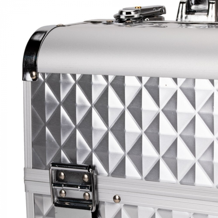 Geanta cosmetice L Diamond 3D silver [5]