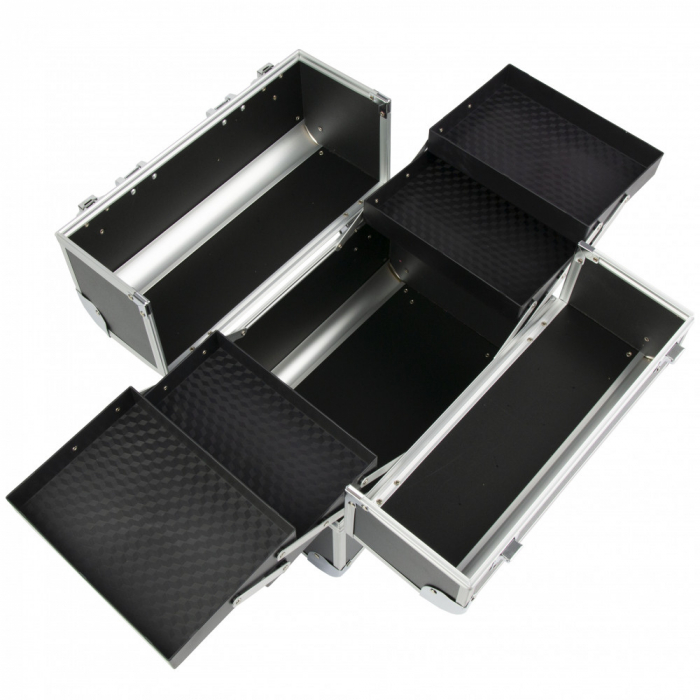 Geanta cosmetice L Diamond 3D silver [2]